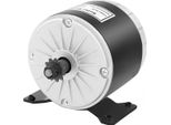 Motoriduttore Cc - MY1016 Motore A Spazzole - 24 V 350 W - 2750 Giri/Min - Pignone 11T - IP54 - Coppia Elevata - Per E-Scooter E Go-Kart - Grigio