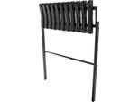 Panchina Da Giardino - Panchina Da Parco Pieghevole - 77 X 72,5 Cm - Nero