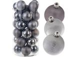 Palline Di Natale - Palline Di Natale - Infrangibili - Decorazioni Per L'albero - Set Da 30 Pezzi