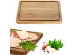 Tagliere - Tagliere Da Cucina - Legno Di Quercia - 30 X 20 Cm - Marrone