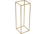 Portafiori Per Matrimoni - Supporto Da Terra - Metallo - Altezza 80 Cm - Set - Oro