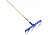 Rastrello Da Giardino Con Aeratore Per Prato - Scarificatore - Lunghezza 150 Cm