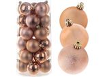 Palline Di Natale - Set Di Palline - Infrangibili, Indistruttibili - Set Da 30 - Per L'albero Di Natale
