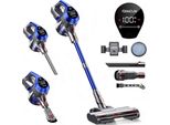 Aspirapolvere Senza Fili Con Manico - AC1 - Potenza Di Aspirazione 12 Kpa - 120 W - Autonomia 40 Min - Contenitore Polvere 800 Ml - Filtro Hepa - Display Lcd - Blu Navy