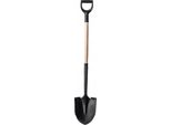 Vanga Da Giardino - Pala - Metallo - Lama Affilata - 130 Cm - Manico Ergonomico - Robusta