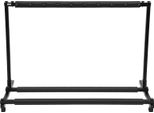 Supporto Per Chitarre - Rack A 9 Posti - Pieghevole - Portatile - Supporti Imbottiti - Ferro, Verniciato A Polvere - Per Chitarre Elettriche - Nero