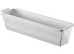 Fioriera Per Europallet - Vaso Da Fiori - 40,5 Cm - Plastica - 16 Pezzi - Bianco