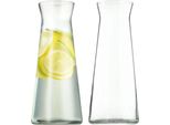 Set Di Caraffe In Vetro - Caraffa Per Limonata/Acqua - 1 L - Vetro - 2 Pezzi