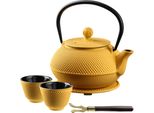Teiera - Ghisa - Con Filtro/Infusore - 850 Ml - Giallo