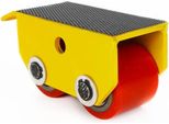 Sollevatore Per Mobili - Carrello Di Trasporto Con Ruote - Capacità Di Carico 2500 Kg - Rotelle Per Carichi Pesanti - Per Mobili Pesanti - Giallo