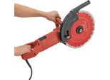 Sega Per Calcestruzzo Per Pietra - Sega Circolare/Scanalatrice Manuale - 5800 W - Lama Da 30,5 Cm - 4100 Giri/Min - Spina Ue Da 220 V - Rosso