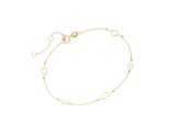 Armband Luigi Merano "Mit Zwischenteilen, Gold 375", Gold, ArmbäNder, Damen, 19Cm, Gelbgold 375, Armband