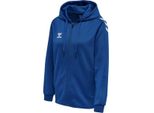 Hummel Hmlcore Xk Poly Zip Hood Sweat Woma, True Blue, Xs