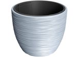 Blumentopf Prosperplast "Furu", Grau (Hellgrau), H:38,5Cm Ø:47Cm, Kunststoff, PflanzgefäßE