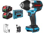 Avvitatore A Impulsi Elettrico Senza Spazzole, Coppia 1800Nm, Velocità 7200 Giri/Min, 2 Batterie1 Scatola Di Ricarica