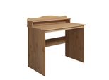 Schreibtisch Otto Home "Lesve", Beige (Natur, Natur, Natur), B:100Cm H:92Cm T:55Cm, Tische, Schreibtisch, Aus Massiver Kiefer, Mit Schreibtischaufsatz