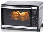 ROMMELSBACHER Minibackofen Back & Grill Ofen BG 1805/E, silber (edelstahlfarben), B:51,5cm H:36cm T:41,5cm, Minibacköfen, für Backformen bis 31,5 cm Ø, Minibackofen