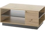 Couchtisch Home Affaire "Clair", Braun (Eiche Artisan), B:100Cm H:46Cm T:60Cm, Tische, Couchtisch, Breite 100 Cm