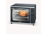 SEVERIN Back- und Toastofen TO 2058 aus Kunststoff, schwarz Backofen Mini Backofen Klein Mikrowelle Mit Backofen Mini Backofen Backofen Klein Toastofen