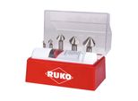 Ruko Kegel- Und Entgratsenker-Satz Din 335 Form C 90° Hss (102142)