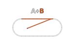 Roco Geoline Track Set B (Pista A Pezzi) Con Base - 61101
