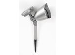 Faretto A Energia Solare In Acciaio Inox Spazzolato - Galix - 0,29 W - 30 Lumen - 8 Ore Di Illuminazione
