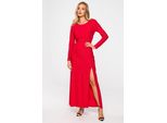 Made Of Emotion Maxi Abito Da Donna Sherab M719 Rosso Xl