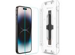 Spigen Iphone 14 Pro Max Glas.Tr Ez Fit Screen Protector Tempered Glass With Applicator, 2-Pack