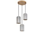 Nowa Pendelleuchte "Run", Braun, 3, Ø 13,5Cm H: 120Cm, 1 Stk., Leuchten, HäNgeleuchte, HäNgeleuchte, Wohnbereich, Essbereich, Pendelleuchte