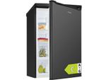 Bomann® Kühlschrank ohne Gefrierfach | | 85cm | Kühlschrank klein | leise | 126L | VS 7258 dark inox