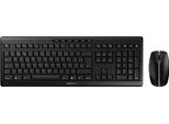 Cherry Stream Desktop - Set Tastiera E Mouse - Senza Fili - 2,4 Ghz - Belgio - Interruttore A Chiave: Cherry Sx - Nero