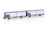 Hobbytrain H24660 Scala N Set Di 2 Carri Con Pareti Scorrevoli Hbbillns Sbb, Ep.Vi
