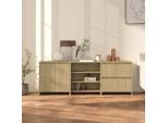The Living Store Credenza A 3 Pezzi In Legno Di Rovere Sonoma