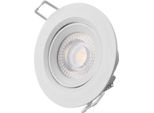 Faretto Da Incasso Led Edm - 5W - 380Lm - 4000K - Bianco - 31631