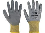 Guanti Antitaglio Workeasy 13G Gypoliuretanoa2/B Taglia 10 Grigio/Giallo En 388 Dpi Categoria Ii