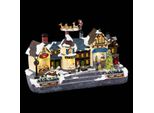 Villaggio Di Natale, Scena Natalizia Con Cianfrusaglie
