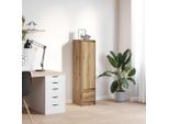 Vidaxl Credenza Artisan-Oak 29,5X34X119,5 Cm Materiale A Base Di Legno