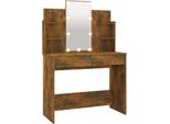 Syfax™ Toeletta Con Led Rovere Fumo 96X40X142 Cm