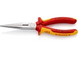Knipex, Flachrundzange Mit Schneide, 200Mm