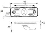 Luce Di Segnalazione Proplast 40015513 95Mm 38Mm 39 5Mm