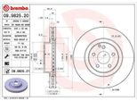 2X Brembo 09.9825.21 Disco Freno Asse Anteriore