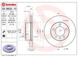 Disco Freno Brembo 09.B633.10