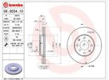 2X Disco Freno Brembo 09.9554.10