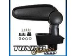 Bracciolo Centrale Bracciolo Per Ford Fiesta MK7 Cover In Pelle Nera