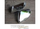 Completo Alloggiamento Cromato Calotte Specchietti Retrovisori Esterni Per Vw Golf 6 Vi