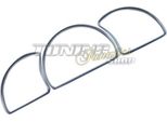 Anelli Cromati Per Tachimetro Anelli Cromati Per Tachimetro Set Per Opel Astra F / Vectra A