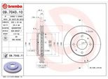 2X Disco Freno Brembo 09.7043.11