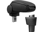 Bracciolo Centrale Mal Rivestimento In Pelle Nero Per Hyundai I10 Ii Dal 2014-