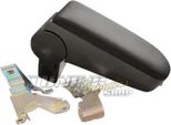 Bracciolo Centrale Mal Per Skoda Octavia I 1U 1997-2002 Rivestimento In Tessuto Nero