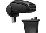 Copri Bracciolo Centrale In Pelle Nero / Bianco Per Hyundai I30 2007-2012